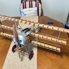 古い飛行機の模型(ジャンク品)