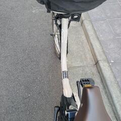 パナソニック ギュットクルームDX 2021年 16ah 電動自転車-アンティーク フランス ノルマンディーレース 縦繋ぎ＆フリル装飾ランナークロス