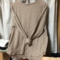 OLIVE☆ワッフルロングTシャツ☆M   52