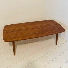 木製ローテーブル リビングテーブル 105cm