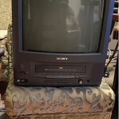 SONY KY-14MVT1 テレビデオ＆リモコン付き　0円　9...