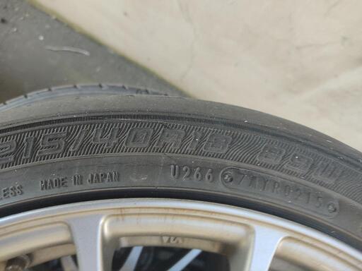 215 40 r18 １８インチホイール4本セット
