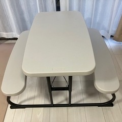 コストコ　LIFETIME キッズ用 ピクニックテーブル