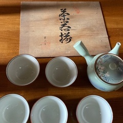 有田焼　福幸窯　茶器セット　未使用木箱入り