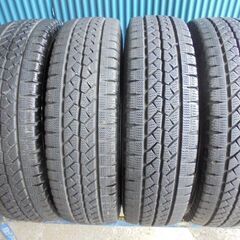 ブリヂストン　BLIZZAK W979　205/80R17.5 120/118L LT　4本　8〜9分溝