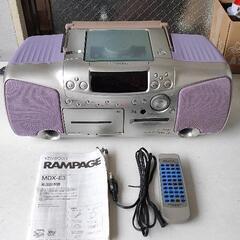 0914-003 KENWOOD CDMDラジカセ