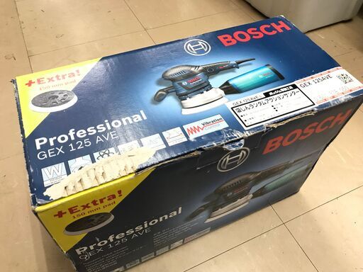 ✨BOSCH 未使用保管品 GEX125AVE 吸塵ランダムアクションサンダー