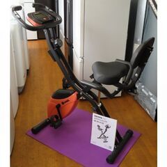 ハイガー エクササイズバイク HG-QB-J917B オレンジ エアロバイク フィットネスバイク 小型 折りたたみ HAIGE 札幌市東区 新道東店 ♪HAIGE/ハイガー HG-QB-J917B エアロバイク エクササイズバイク♪