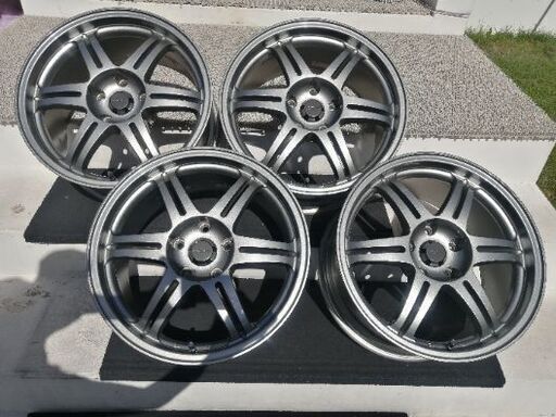 ダウンヒルスペシャル 8.5J 5H/114.3 +43　ガンメタ　WRX  ランエボ　レヴォーグ等に