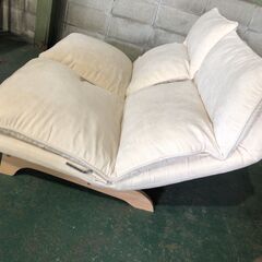 無印良品 2人掛け ハイバックリクライニングソファ 2シーター J09027