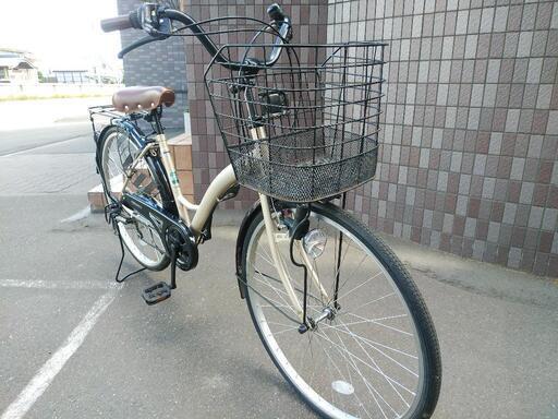 防犯登録料込み！札幌市内配達無料。中古26インチ　シャンパンゴールド？ 防犯登録料込み！札幌市内配達無料。中古26インチ シャンパンゴールド？