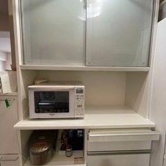 【ネット決済】カップポード　キッチンボード付き食器棚