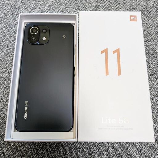 Xiaomi Mi 11 lite 5G Black SIM フリー 美品【あんしん決済