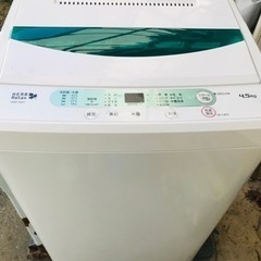【2016年製】4.5kg ヤマダ電機洗濯機