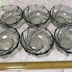 ガラス小鉢6個セット