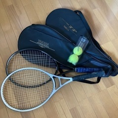 硬式テニスラケット　2本セット　YAMAHA  ボール2個付
