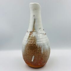 花瓶㉖ 壺型 フラワーベース 花器 生け花 一輪挿し 陶器 骨董品