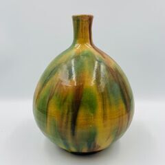 花瓶㉗ フラワーベース 花器 生け花 一輪挿し 陶器 骨董品