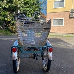 3輪電動アシスト自転車　YAMAHA PASワゴン　アクアブルー 3輪電動アシスト自転車 YAMAHA PASワゴン アクアブルー