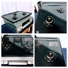 2022年製】 美品！パロマ 都市ガス ビルトインコンロ 水無片面 両側強 