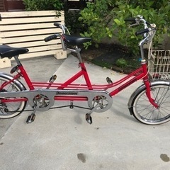 タンデム自転車 二人乗り