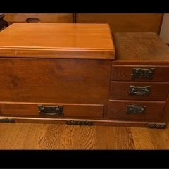 dsquared2★タグ 未使用  44 デニムパンツ ジーンズ ダメージ加工-長火鉢　火鉢　引出し 中古品