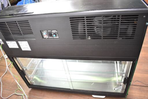 ヤ取7/7終了】≪y390≫美品 動OK ホシザキ 4面ガラス 冷蔵ディスプレイ