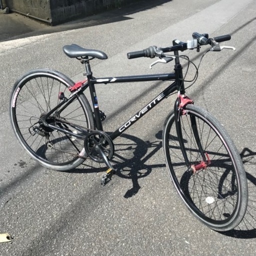 お取り引き感謝【７００ｃ】クロスバイク・コルベットロゴ入り・６速・中古