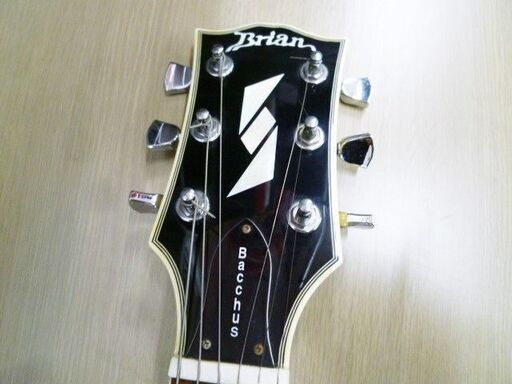 Brian Bacchus エレキギター レスポールタイプ イエロー系 6弦
