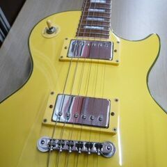 Brian Bacchus エレキギター レスポールタイプ イエロー系 6弦 