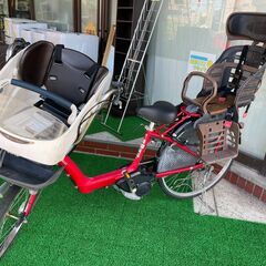 電動アシスト ママチャリ 赤色 Angelino