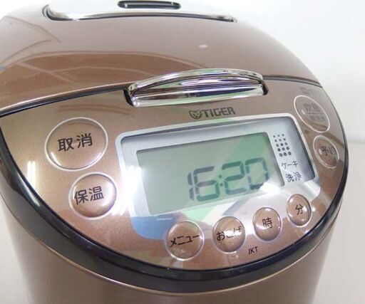 タイガー IH炊飯ジャー 2020年製 5.5合炊き 炊きたて JKT-P100 ダーク