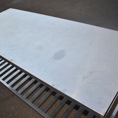 ヤ取12/9終了】≪zy687≫美品 ステンレス 中板付き 多用途