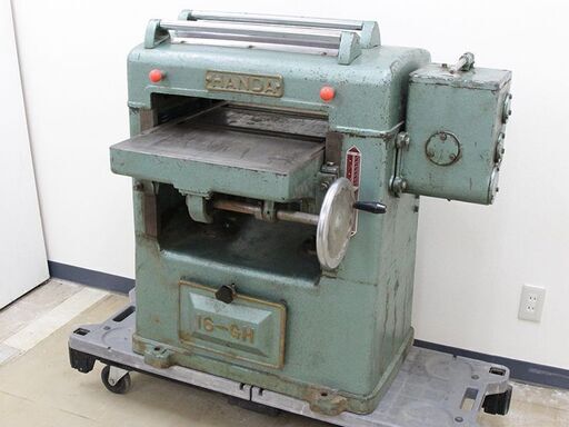 半田鉄工所 HANDA IRON WORK 超仕上げ自動鉋盤？自動プレナー? 木工 (D2479kxxG)
