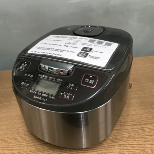 取引場所　南観音　ロ　2209-376   SHARP/シャープ　KS-S10J-S  ジャー炊飯器　5.5合炊き　2018年製