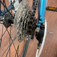 クロスバイク　No.360　GIANT　ブルー　28インチ　※ギア不良あり　【リサイクルショップどりーむ天保山店】