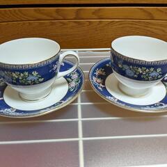 値下げしました❗【廃盤品☕】WEDGWOOD ブルーサイアム ペ...