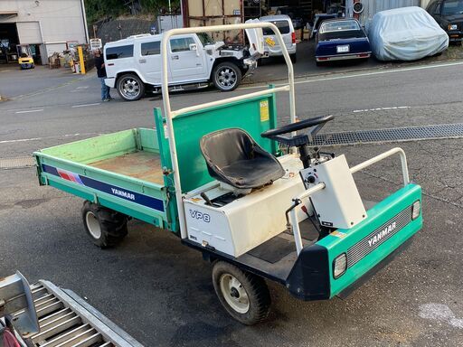 現物確認歓迎 アフターケアも安心 動作品 ヤンマー 7馬力 セル付 運搬車 VP8 前進3/後進1速　引取限定