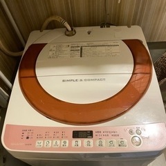 シャープ7キロ洗濯機