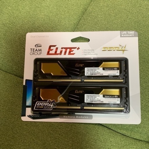 デスクトップ用メモリー16GB×2