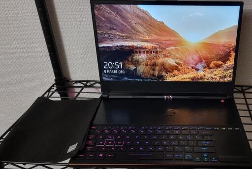 ASUS ゲーミングノートパソコン ROG ZEPHYRUS S (Core i7-9750H/RTX 2070/24GB・SDD 1TB)【日本正規代理店品】ブラックメタル GX531GWR-I7R2070Q\n\n