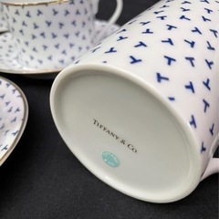 Tiffany&Co. ダンシングＴ カップ&ソーサー+マグカップ