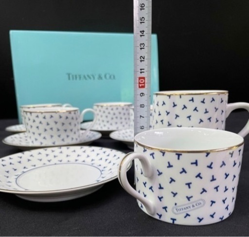 Tiffany&Co. ダンシングＴ カップ&ソーサー+マグカップ | memi.lk