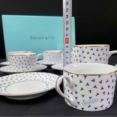 Tiffany&Co. ダンシングＴ カップ&ソーサー+マグカップ