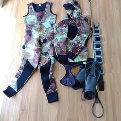 シュノーケリング　スピアフィッシング一式