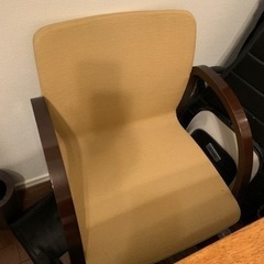 (美品)KANADEMONO ダイニングテーブル　椅子2脚セット