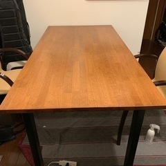 (美品)KANADEMONO ダイニングテーブル　椅子2脚セット