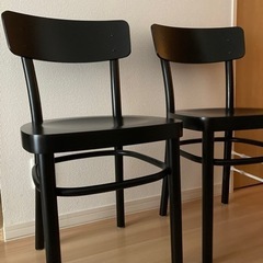 【9/25まで】IKEA ダイニングチェア IDOLF 2脚 &...