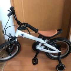 3万円程BMW 子供用自転車(白)正規ライセンスキッズバイク 1...