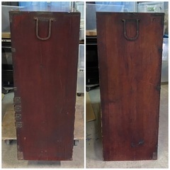 ☆注目?！！☆時代箪笥 和家具 和箪笥 4段 横幅約114cm奥行き